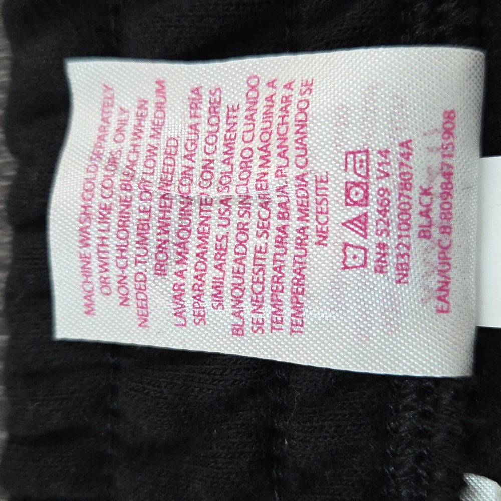 No Boundaries Womans XXXL 21 Fleece Sweat Pants Love Your Self Wide Leg Black - Picture 8 of 14